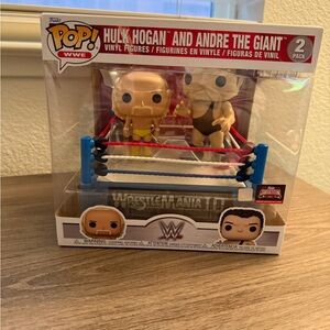 Pop! Hulk Hogan and Andre The Giant in The Ring 2 Pack Vinyl Figure